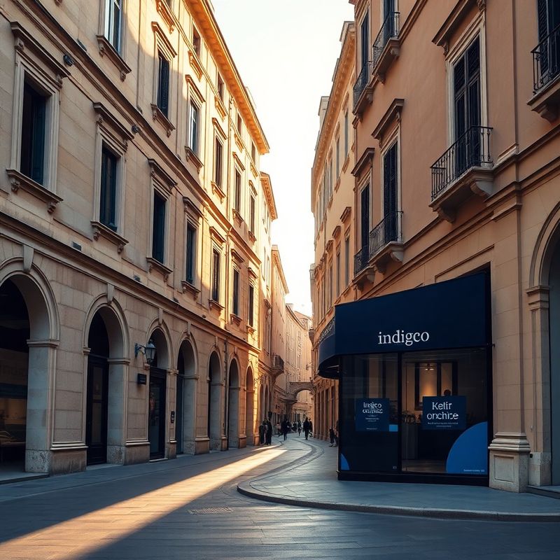 Vista di Via Trinchese a Lecce con facciate barocche in pietra leccese